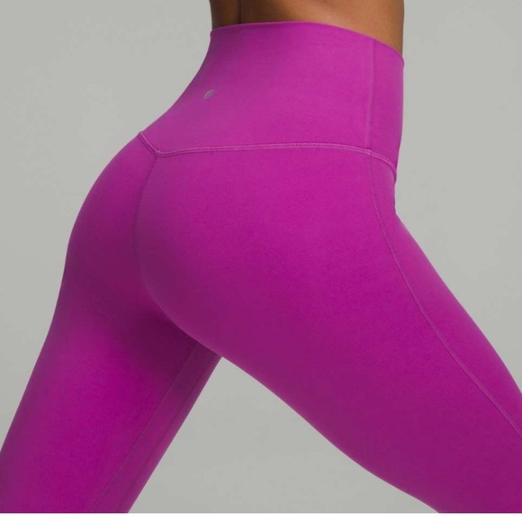 guc Lululemon Athletica align high-rise pant 25 inch Leggings 6 vivid plum - Picture 9 of 13